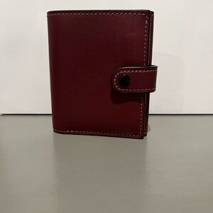 Coach 1941 Burgundy Leather Wallet